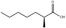Heptanoic acid, 2-methyl-, (2S)- Structural