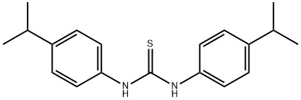 Thiourea, N,N'-bis[4-(1-methylethyl)phenyl]- Structural
