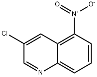 Quinoline, 3-chloro-5-nitro- Structural