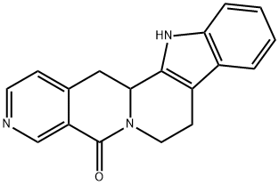 Indolo[2',3':3,4]pyrido[1,2-b][2,7]naphthyridin-5(7H)-one, 8,13,13b,14-tetrahydro- Structural