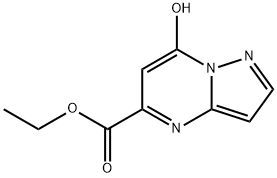Pyrazolo[1,5-a]pyrimidine-5-carboxylic acid, 7-hydroxy-, ethyl ester Structural