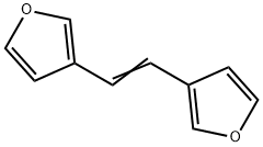 Furan, 3,3'-(1,2-ethenediyl)bis- Structural