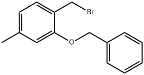 Benzene, 1-(bromomethyl)-4-methyl-2-(phenylmethoxy)- Structural