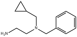 N1-benzyl-N1-(cyclopropylmethyl)ethane-1,2-diamine Structural