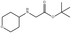 tert-butyl 2-[(oxan-4-yl)amino]acetate Structural
