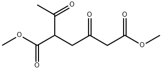 Hexanedioic acid, 2-acetyl-4-oxo-, 1,6-dimethyl ester Structural