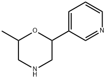 Morpholine, 2-methyl-6-(3-pyridinyl)- Structural
