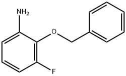 Benzenamine, 3-fluoro-2-(phenylmethoxy)- Structural