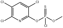 O-Methyl O-(3,5,6-Trichloro-2-pyridinyl)phosphorochloridothioic Acid Ester Structural