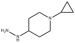 Piperidine, 1-cyclopropyl-4-hydrazinyl- Structural