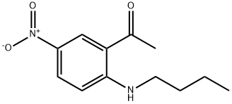Ethanone, 1-[2-(butylamino)-5-nitrophenyl]- Structural