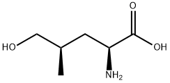 L-Leucine, 5-hydroxy-, (4R)- (9CI) Structural