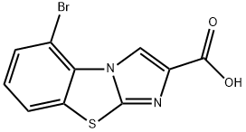 Imidazo[2,1-b]benzothiazole-2-carboxylic acid, 5-bromo- Structural