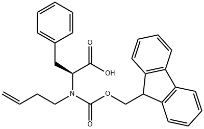 L-Phenylalanine, N-3-buten-1-yl-N-[(9H-fluoren-9-ylmethoxy)carbonyl]- Structural