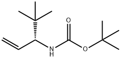 tert-butyl (R)-4,4-dimethylpent-1-en-3-ylcarbamate Structural