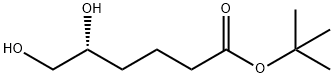 Hexanoic acid, 5,6-dihydroxy-, 1,1-dimethylethyl ester, (5R)- Structural