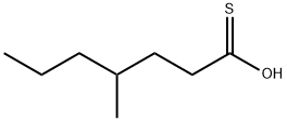 Heptanethioic acid, 4-methyl- Structural