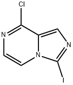 Imidazo[1,5-a]pyrazine, 8-chloro-3-iodo- Structural