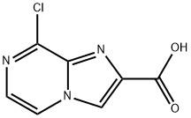 Imidazo[1,2-a]pyrazine-2-carboxylic acid, 8-chloro- Structural