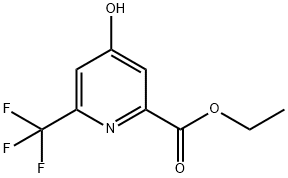 ethyl 4-hydroxy-6-(trifluoromethyl)picolinate Structural