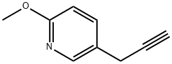 Pyridine, 2-methoxy-5-(2-propyn-1-yl)- Structural