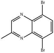 Quinoxaline, 5,8-dibromo-2-methyl- Structural
