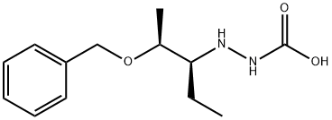 Hydrazinecarboxylic acid, 2-[(1S,2S)-1-ethyl-2-(phenylmethoxy)propyl]- Structural