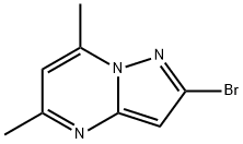 Pyrazolo[1,5-a]pyrimidine, 2-bromo-5,7-dimethyl- Structural