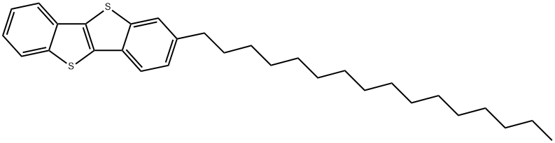 Benzo[d][1]benzothieno[3,2-b]thiophene, 2-hexadecyl- Structural