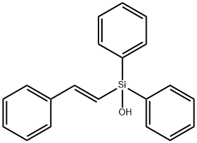 Silanol, 1,1-diphenyl-1-[(1E)-2-phenylethenyl]- Structural