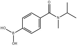 Boronic acid, B-[4-[[methyl(1-methylethyl)amino]carbonyl]phenyl]- Structural