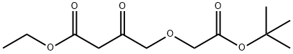 Butanoic acid, 4-[2-(1,1-dimethylethoxy)-2-oxoethoxy]-3-oxo-, ethyl ester Structural