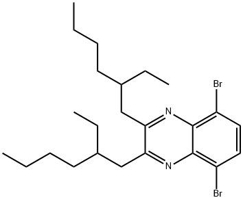Quinoxaline, 5,8-dibromo-2,3-bis(2-ethylhexyl)- Structural