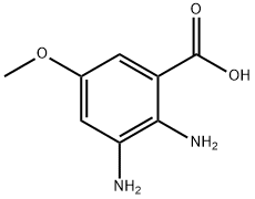 Benzoic acid, 2,3-diamino-5-methoxy- Structural