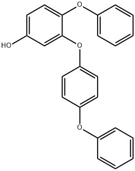 Phenol, 4-phenoxy-3-(4-phenoxyphenoxy)- Structural