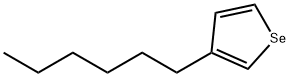 Selenophene, 3-hexyl- Structural