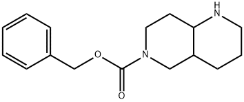 Octahydro-[1,6]naphthyridine-6-carboxylic acid benzyl ester Structural