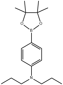 Benzenamine, N,N-dipropyl-4-(4,4,5,5-tetramethyl-1,3,2-dioxaborolan-2-yl)- Structural
