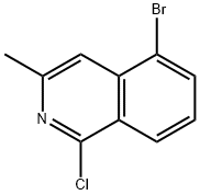 Isoquinoline, 5-bromo-1-chloro-3-methyl- Structural