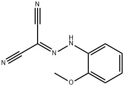 Propanedinitrile, 2-[2-(2-methoxyphenyl)hydrazinylidene]- Structural