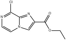 Imidazo[1,2-a]pyrazine-2-carboxylic acid, 8-chloro-, ethyl ester Structural