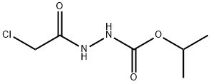 Hydrazinecarboxylic acid, 2-(2-chloroacetyl)-, 1-methylethyl ester Structural