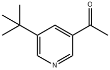 Ethanone, 1-[5-(1,1-dimethylethyl)-3-pyridinyl]- Structural