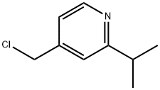 Pyridine, 4-(chloromethyl)-2-(1-methylethyl)- Structural