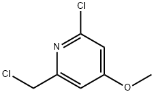 Pyridine, 2-chloro-6-(chloromethyl)-4-methoxy- Structural