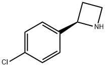 Azetidine, 2-(4-chlorophenyl)-, (2R)- Structural