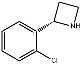 Azetidine, 2-(2-chlorophenyl)-, (2S)- Structural