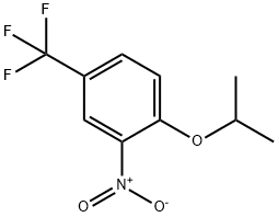 Benzene, 1-(1-methylethoxy)-2-nitro-4-(trifluoromethyl)- Structural
