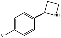 Azetidine, 2-(4-chlorophenyl)-, (2S)-