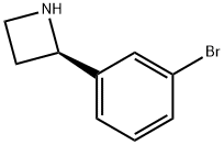 Azetidine, 2-(3-bromophenyl)-, (2R)-